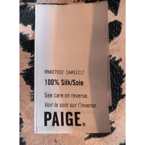 Y2K Paige‎ Cicely Silk Leopard Mobwife Maximalist Glam Fairy Grunge Camisole XS - Picture 12 of 14